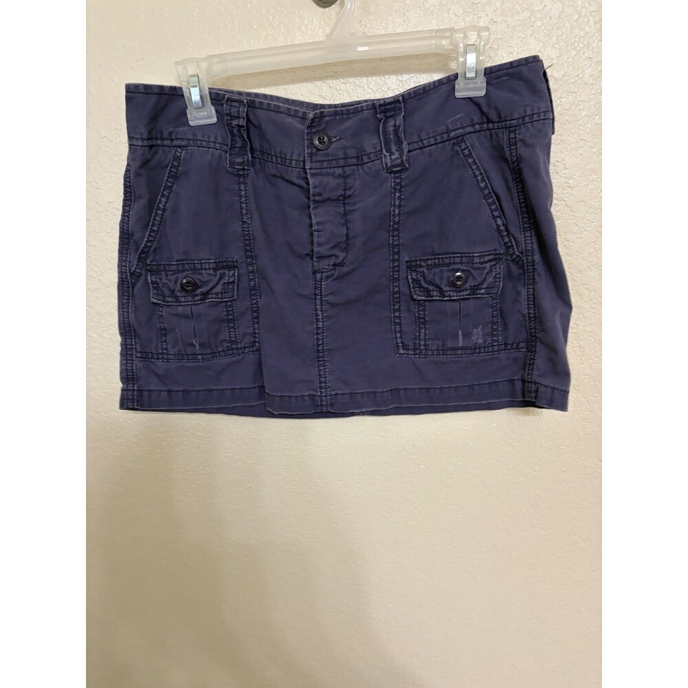 Navy, American Eagle Outfitters Distressed Style Skirt, Womens Size 8